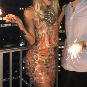 Sequin Colorful Dress